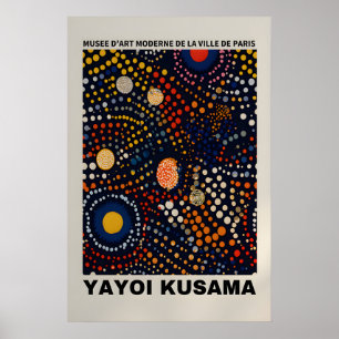 Yayoi Kusama Print - Abstract Yayoi Kusama Poster