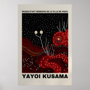 Yayoi Kusama Print - Abstract Yayoi Kusama Poster