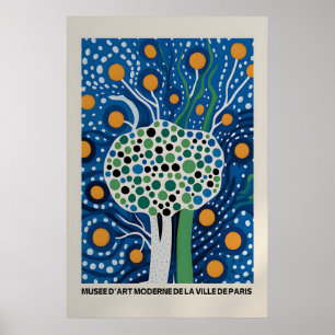 Yayoi Kusama Print - Abstract Yayoi Kusama Poster