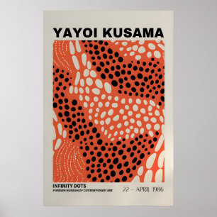 Yayoi Kusama Print - Abstract Yayoi Kusama Poster