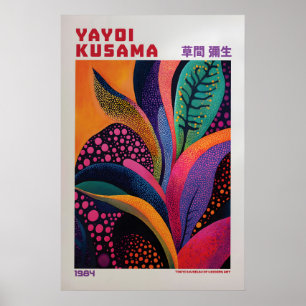 Yayoi Kusama Print, Modern Art Print, Maximalist Poster