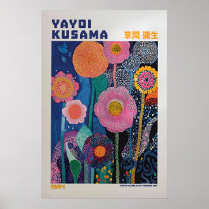 Yayoi Kusama Print, Modern Art Print, Maximalist Poster