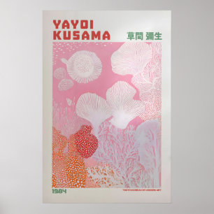 Yayoi Kusama Print, Modern Art Print, Maximalist Poster