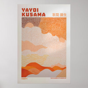 Yayoi Kusama Print, Modern Art Print, Maximalist Poster