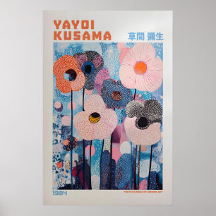 Yayoi Kusama Print, Modern Art Print, Maximalist Poster
