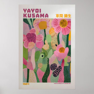 Yayoi Kusama Print, Modern Art Print, Maximalist Poster