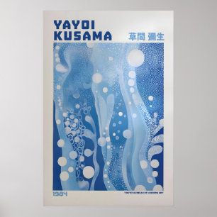 Yayoi Kusama Print, Modern Art Print, Maximalist Poster
