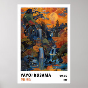 Yayoi Kusama Print, Modern Art Print, Maximalist Poster