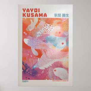 Yayoi Kusama Print, Modern Art Print, Yayoi Kusama Poster