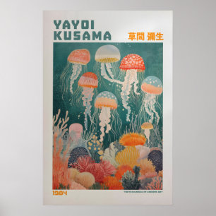 Yayoi Kusama Print, Modern Art Print, Yayoi Kusama Poster