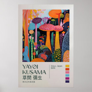 Yayoi Kusama Print, Modern Art Print, Yayoi Kusama Poster