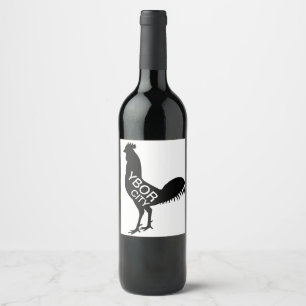 Ybor City Rooster Wine Label