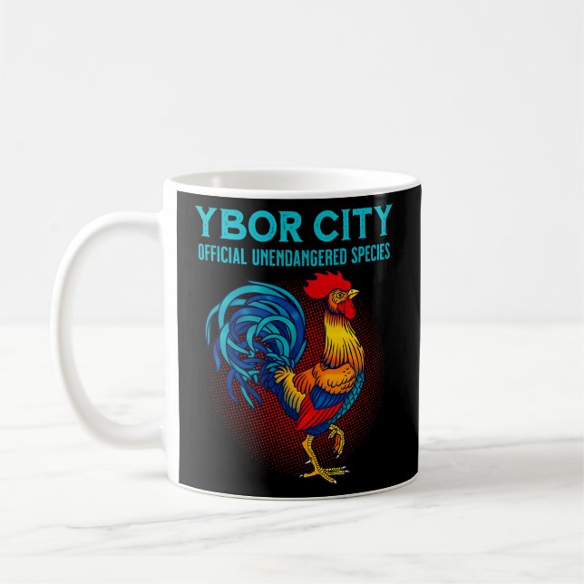 Ybor City Tampa Official Unendangered Species Coffee Mug (Left)