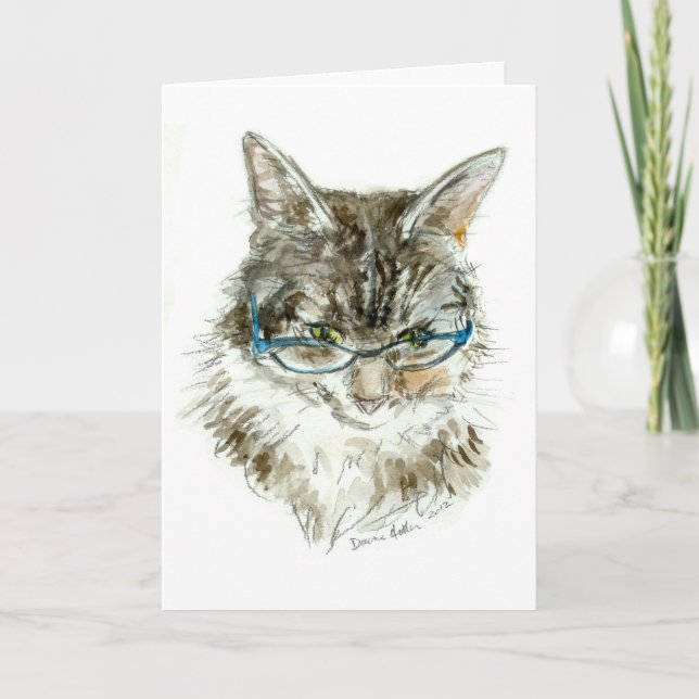 YDP Pretty Kitty BIRTHDAY card (Front)