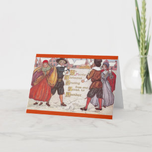 Ye Merrie Christmas Holiday Card