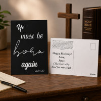 Ye Must Be Born Again Funny Christian Birthday 