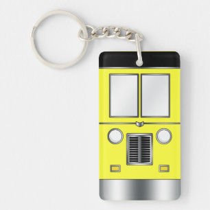 Ye Old Bus (Customisable colour) Key Ring