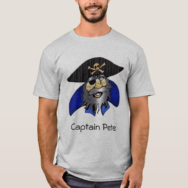 Ye Old Captain Pirate T-Shirt (Front)