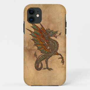 Ye Old Mediaeval Dragon Design iPhone 11 Case