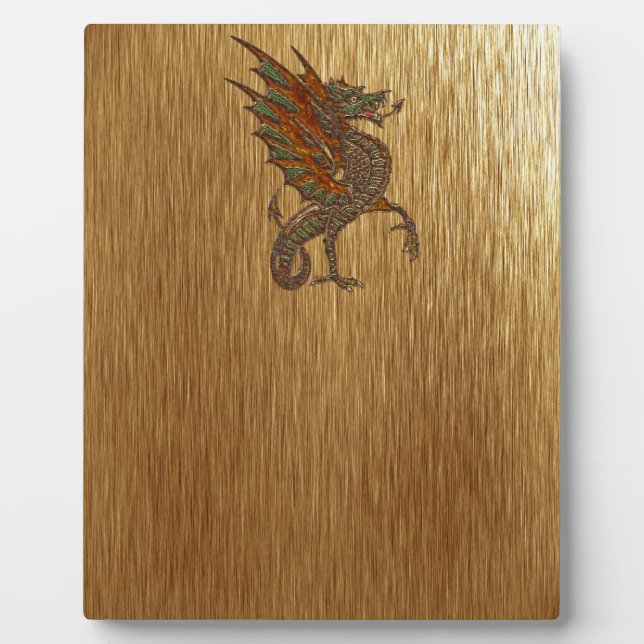Ye Old Mediaeval Dragon Design Plaque (Front)