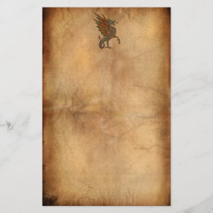 Ye Old Mediaeval Dragon Design Stationery