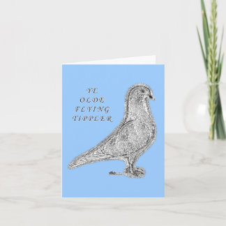 Ye Olde Tippler Pigeon Card