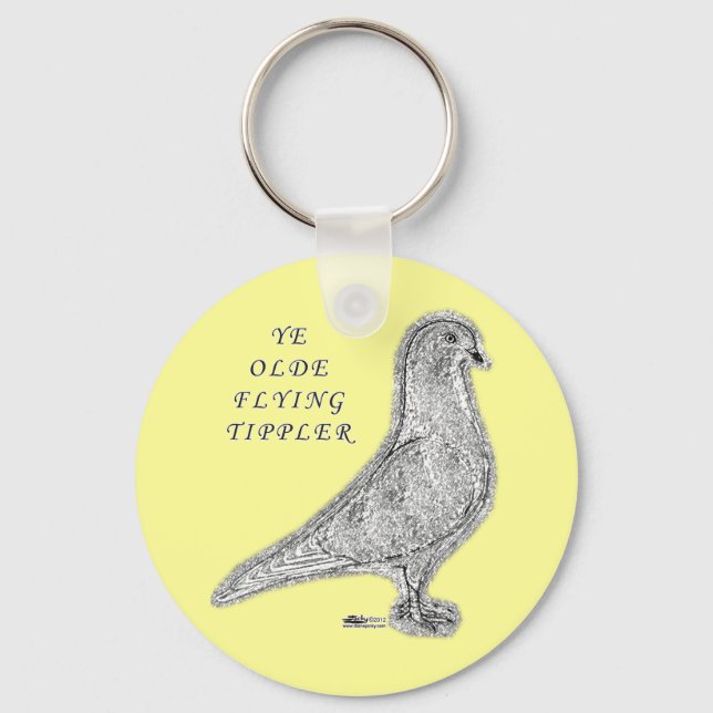 Ye Olde Tippler Pigeon Key Ring (Front)
