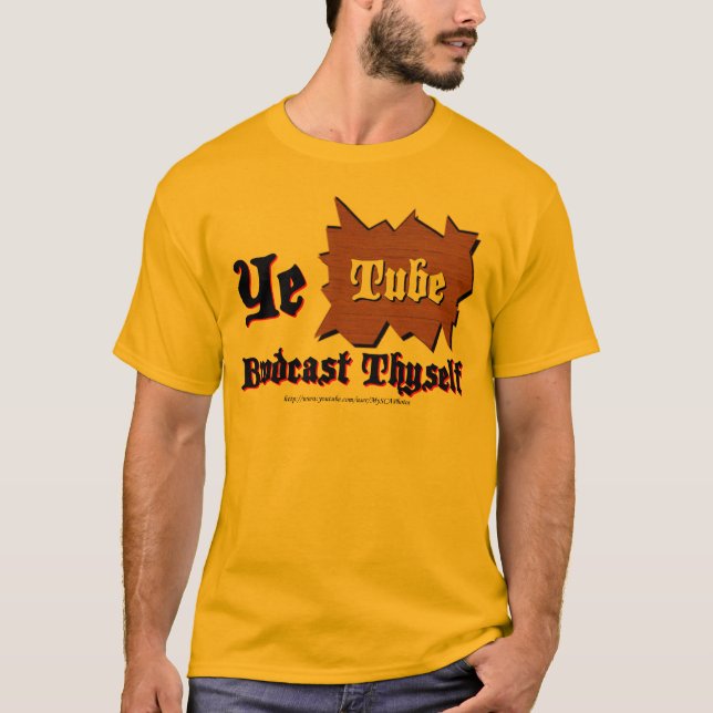 Ye Tube (Dark Text) T-Shirt (Front)