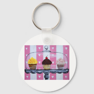 yea! cupcakes! key ring