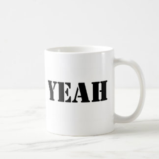 yeah! coffee mug