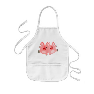 YEAH!! Cute Cartoon Pigs Children Apron