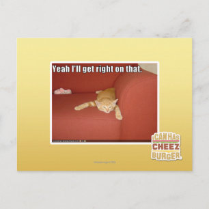 Yeah I'll get right on that. Postcard