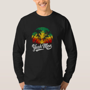 Yeah Mon Jamaican Vintage Jamaica Reggae Vacation T-Shirt