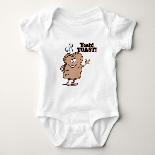Yeah! TOAST! Baby Bodysuit (Front)