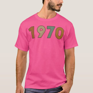 Year 1970 Long Live the 70s retro colors friend T-Shirt