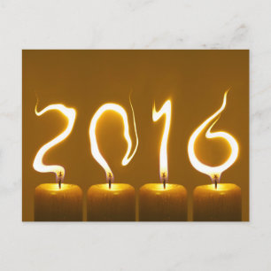 Year 2016 postcard