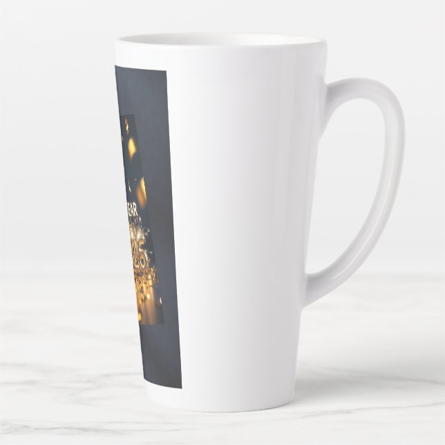 Year 2026 – Fresh Start, Greet Latte Mug (Right)