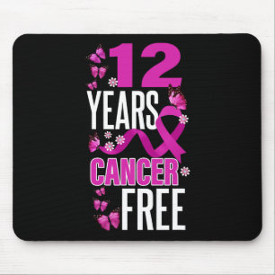Year Cancer Free For Breast Cancer Awareness  Mouse Pad