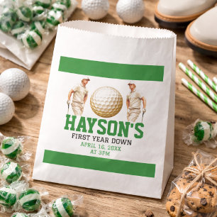 Year Down, Golf On! 1st Birthday Party Favour Bags