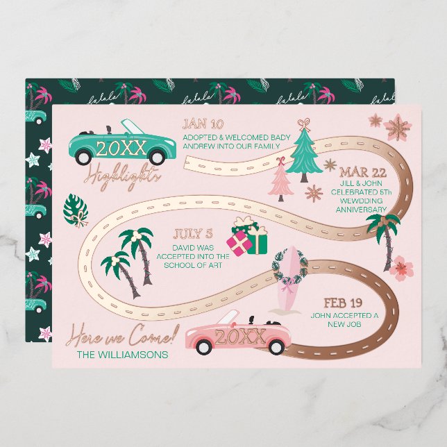 Year End Highlight Tropical Christmas Let's Roll (Front/Back)