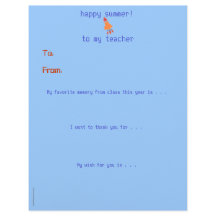 Year-end personalised teacher thank you - rocket