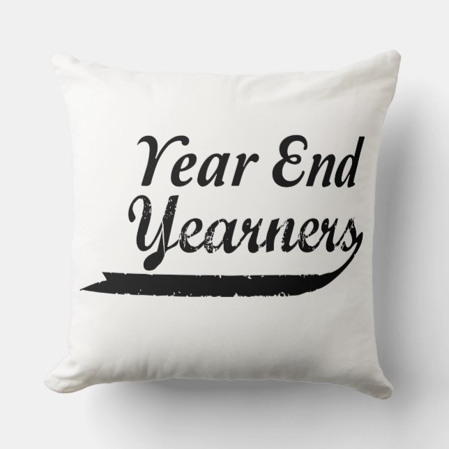 year end yearners cushion (Front)