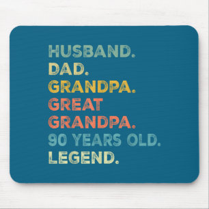 Year Funny Husband Dad Grandpa Great Grandpa Mouse Pad