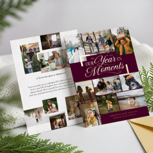 Year in Moments Family Photo Collage Christmas