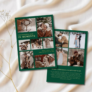 Year in moments family photo collage Christmas