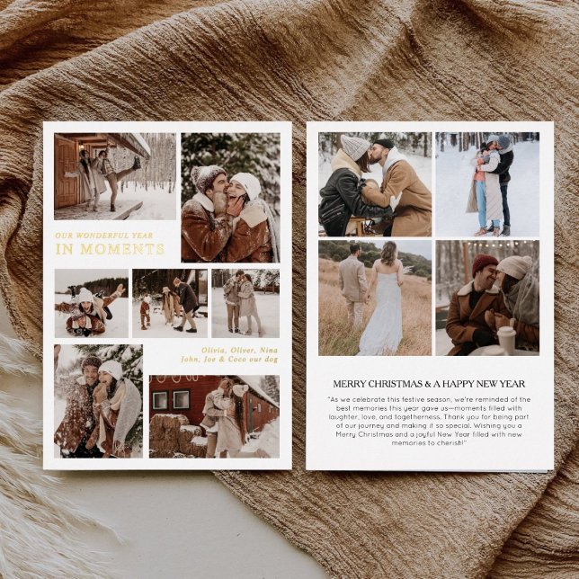 Year in moments family photo collage Christmas (Creator Uploaded)