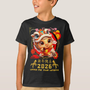 Year Kids Horse Lunar Chinese T-Shirt