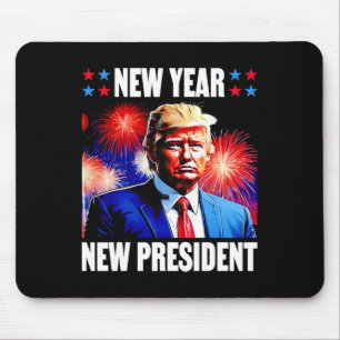 Year New President Trump 2024 Mouse Pad