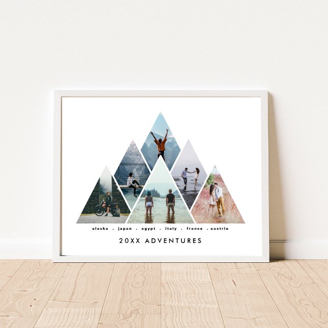 Year of Adventure Family Gift Travel Destinations Poster (Creator Uploaded)