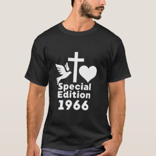 Year Of Birth 1966 Birthday Design Vintage Born In T-Shirt
